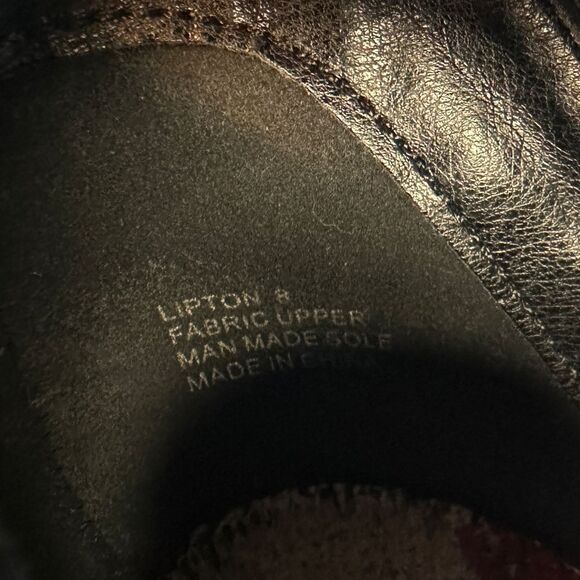 Rock And Candy Boots Woman's 8 Lipton Slip On Ankle Bootie Black Fabric Heels - Picture 9 of 9